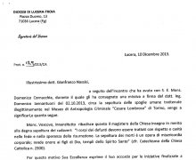 Consenso del Vescovo della Diocesi di Lucera-Troia