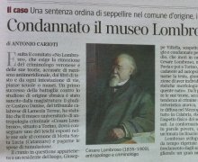 Condannato il museo Lombroso: restituisca i resti del 