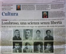 Lombroso, una scienza senza libertÃ .