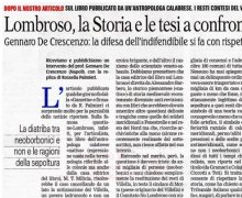 Lombroso, la storia e le tesi a confronto...