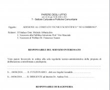 La CittÃ  di Bitonto (BA) ha aderito al Comitato No Lombroso