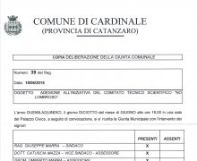 La CittÃ  di Cardinale Ã¨ Testimonial del Comitato No Lombroso