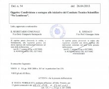 Adesione della CittÃ  di Cetraro (CS) al Comitato No Lombroso