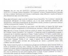 Adesione della CittÃ  di Craco (MT) al Comitato No Lombroso