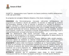 Cancellazione ad Eboli della strada intitolata a Cesare Lombroso parte B