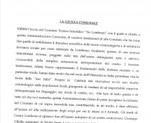 La CittÃ  di Fuscaldo ha aderito al Comitato No Lombroso