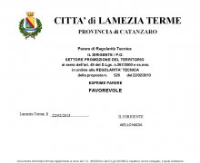 Adesione della CittÃ  di Lamezia Terme (CZ) al Comitato No Lombroso