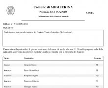 La CittÃ  di Miglierina (CZ) ha aderito al Comitato No Lombroso
