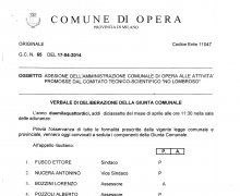La CittÃ  di Opera (MI) ha aderito al Comitato No Lombroso