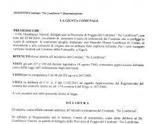 La CittÃ  di Rodi Garganico (FG) ha aderito al Comitato No Lombroso