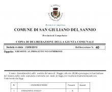 Adesione della CittÃ  di San Giuliano del Sannio (CB) al Comitato No Lombroso