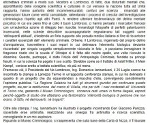 Parte dalla Calabria la sollevazione contro Lombroso