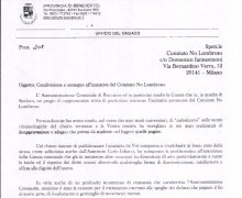 Adesione della Giunta comunale della CittÃ  di Bucciano alle iniziative e agli scopi del Comitato Tecnico Scientifico 