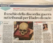 Il teschio della discordia: guerra nei tribunali per il ladro di cacio