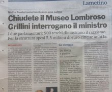 Chiudete il Museo Lombroso Grillini interrogano il ministro