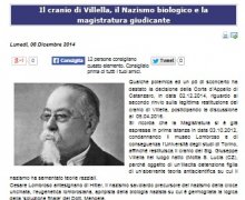 Il Cranio di Villella, il Nazismo biologico e la magistratura giudicante