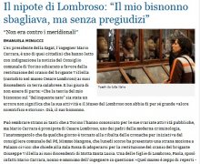 Il nipote di Lombroso: 