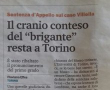 Il cranio conteso del "brigante" resta a Torino