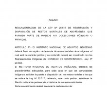 L'Argentina Rende operativo il Decreto NÂ° 25517