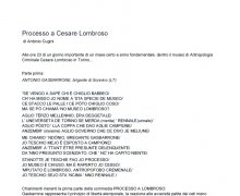 Processo a Cesare Lombroso