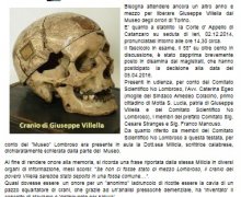 Cranio di Villella: La Cirte d'Appello di Catanzaro rimanda ad aprile 2016  