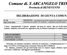 La Città di Sant'Arcangelo Trimonte (BN) è Testimonial del Comitato No Lombroso
