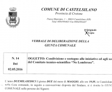 La Città di Castelsilano (KR) è Testimonial del Comitato No Lombroso