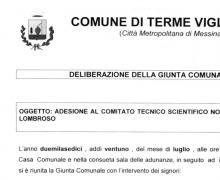 La Città di Terme Vigliatore (ME) è Testimonial del Comitato No Lombroso