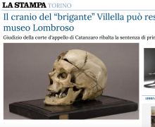 Il cranio del “brigante” Villella può restare al museo Lombroso