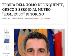 Teoria dell'uomo delinquente, Greco e Sergio al museo 