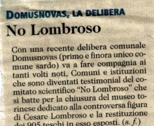 Domusnovas, la Delibera No Lombroso