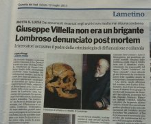 Giuseppe Villella non era un brigante, Lombroso denunciato post mortem