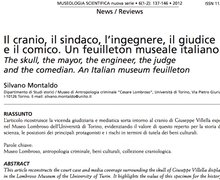 Il cranio, il sindaco, l'ingegnere, il giudice, e il comico. Un feuilleton museale italiano